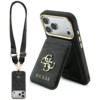   Guess 4Gwallet MagSafe iPhone 18 Pro / 17 Pro (GUBPHUP18LP4SM44CK) tok, barna
