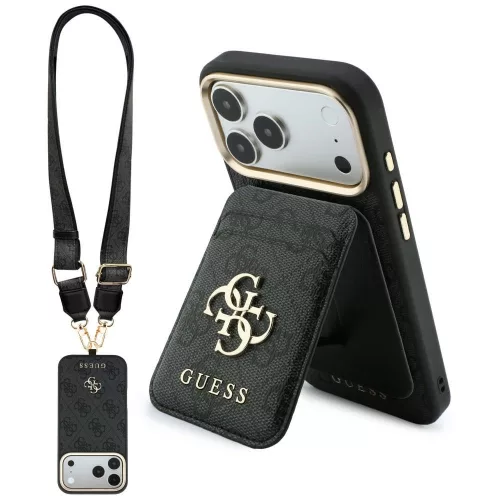 Guess 4Gwallet Lanyard MagSafe iPhone 18 Pro / 17 Pro (GUBPHUP18XP4SM44CK) tok, barna