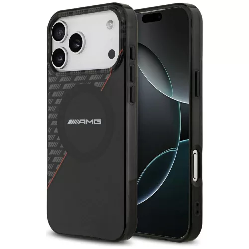 AMG IML Double Layer Rhombs MagSafe iPhone 18 Pro Max / 17 Pro Max (AMHMP18X24HRDKR) tok, fekete-piros