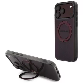   AMG IML Double Layer Urban Line w Ring St MagSafe iPhone 18 Pro Max / 17 Pro Max (AMHMP18X24HRSGPR) tok, bordó