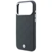 BMW Sign Deboss Quilted Metal Logo MagSafe iPhone 18 Pro Max / 17 Pro Max (BMHMP18X26SWOSPA) tok, antracit