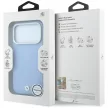 BMW Sign Deboss Quilted Metal Logo MagSafe iPhone 18 Pro / 17 Pro (BMHMP18L26SWOSPB) tok, kék