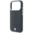BMW Sign Centered Deboss MagSafe iPhone 18 Pro / 17 Pro (BMHMP18L26SWOWMA) tok, szürke