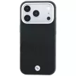 BMW Sign Inclined Deboss Letters MagSafe iPhone 18 Pro / 17 Pro (BMHMP18L26SWOWDK) tok, fekete