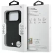 BMW Kevlar Metal Logo MagSafe iPhone 18 Pro / 17 Pro (BMHMP18L26SWPTKLK) tok, fekete