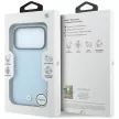 BMW Kevlar Metal Logo MagSafe iPhone 18 Pro / 17 Pro (BMHMP18L26SWPTKLB) tok, kék