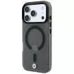BMW Sign Frosted IML & MetalL Logo MagSafe iPhone 18 Pro Max / 17 Pro Max (BMHMP18X26HTFSILK) tok, fekete