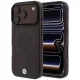 BMW Sign Frosted IML & MetaL Logo MagSafe iPhone 18 Pro / 17 Pro (BMHMP18L26HTFSILR) tok, bordó