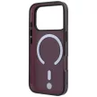 BMW Sign Frosted IML & MetaL Logo MagSafe iPhone 18 Pro / 17 Pro (BMHMP18L26HTFSILR) tok, bordó