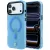 BMW Sign Frosted IML & MetaL Logo MagSafe iPhone 18 Pro / 17 Pro (BMHMP18L26HTFSILB) tok, kék