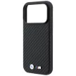 BMW MagSafe (Carbon Metal Logo) iPhone 18 Pro Max / 17 Pro Max (BMHMP18X26SWPCILK) tok, fekete