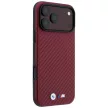BMW MagSafe (Carbon Metal Logo) iPhone 18 Pro / 17 Pro (BMHMP18L26SWPCILR) tok, bordó