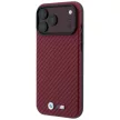 BMW MagSafe (Carbon Metal Logo) iPhone 18 Pro Max / 17 Pro Max (BMHMP18X26SWPCILR) tok, bordó