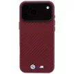 BMW MagSafe (Carbon Metal Logo) iPhone 18 Pro Max / 17 Pro Max (BMHMP18X26SWPCILR) tok, bordó