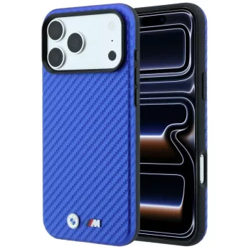   BMW MagSafe (Carbon Metal Logo) iPhone 18 Pro / 17 Pro (BMHMP18L26SWPCILB) tok, kék