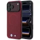 BMW M Carbon Printed Ring MagSafe iPhone 18 Pro Max / 17 Pro Max (BMHMP18X26SWPCMXR) tok, bordó
