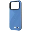 BMW M Tire Track Metal Logo MagSafe iPhone 18 Pro / 17 Pro (BMHMP18L26SWPDKB) tok, kék