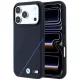 BMW M Tire Track Blue Line MagSafe iPhone 18 Pro / 17 Pro (BMHMP18L26SWPDKV) tok, sötétkék