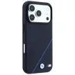 BMW M Tire Track Blue Line MagSafe iPhone 18 Pro / 17 Pro (BMHMP18L26SWPDKV) tok, sötétkék