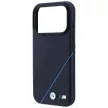 BMW M Tire Track Blue Line MagSafe iPhone 18 Pro / 17 Pro (BMHMP18L26SWPDKV) tok, sötétkék