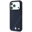 BMW M Tire Track Blue Line MagSafe iPhone 18 Pro Max / 17 Pro Max (BMHMP18X26SWPDKV) tok, sötétkék