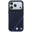 BMW M Tire Track Blue Line MagSafe iPhone 18 Pro Max / 17 Pro Max (BMHMP18X26SWPDKV) tok, sötétkék