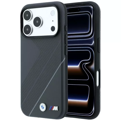 BMW M Tire TrackSilver Line MagSafe iPhone 18 Pro / 17 Pro (BMHMP18L26SWPDKA) tok, antracit