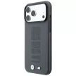 BMW M Blue Perfo Metal Logo MagSafe iPhone 18 Pro / 17 Pro (BMHMP18L26SWPPEA) tok, szürke