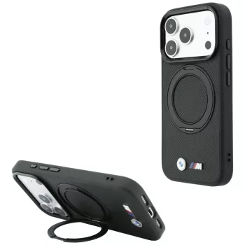   BMW Kevlar Ring St 360 MagSafe iPhone 18 Pro Max / 17 Pro Max (BMHMP18X26SWTKRSK) tok, fekete