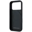 BMW M Quadrille Kevlar Metal Logo MagSafe iPhone 18 Pro / 17 Pro (BMHMP18L25SWPUKEK) tok, fekete