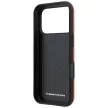 BMW M Quadrille Kevlar Metal Logo MagSafe iPhone 18 Pro Max (BMHMP18X25SWPUKEO) tok, narancssárga