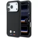 BMW M Quadrille Kevlar Tricolor & Metal Logo MagSafe iPhone 18 Pro (BMHMP18L25PUKTBOK) tok, fekete