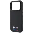BMW M Quadrille Kevlar Tricolor & Metal Logo MagSafe iPhone 18 Pro Max (BMHMP18X25PUKTBOK) tok, fekete