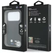 BMW M Quadrille Kevlar Tricolor & Metal Logo MagSafe iPhone 18 Pro Max (BMHMP18X25PUKTBOK) tok, fekete