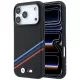 BMW M Quadrille Kevlar Print, Tricolor Lines & Metal Logo, MagSafe iPhone 18 Pro / 17 Pro (BMHMP18L25PUKDITK) tok, fekete