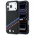 BMW M Quadrille Kevlar Print, Tricolor Lines & Metal Logo, MagSafe iPhone 18 Pro Max / 17 Pro Max (BMHMP18X25PUKDITK) tok, fekete