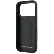 BMW M Quadrille Kevlar Print, Tricolor Lines & Metal Logo, MagSafe iPhone 18 Pro Max / 17 Pro Max (BMHMP18X25PUKDITK) tok, fekete