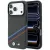 BMW M Quadrille Kevlar Print Tricolor Lines & Metal Logo MagSafe iPhone 18 Pro / 17 Pro (BMHMP18L25PUKDITA) tok, antracit