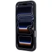 BMW M Quadrille Kevlar Print Tricolor Lines & Metal Logo MagSafe iPhone 18 Pro Max / 17 Pro Max (BMHMP18X25PUKDITA) tok, antracit