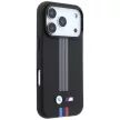 BMW M Quadrille Kevlar Anthracite & Tricolor Print Lines MagSafe iPhone 18 Pro Max (BMHMP18X25PUKRESK) tok, fekete
