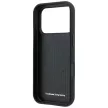 BMW M Quadrille Kevlar Anthracite & Tricolor Print Lines MagSafe iPhone 18 Pro Max (BMHMP18X25PUKRESK) tok, fekete