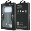 BMW M Quadrille Kevlar Tricolor Print Lines MagSafe iPhone 18 Pro / 17 Pro (BMHMP18L25PUKRESA) tok, antracit