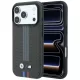BMW M Quadrille Kevlar Tricolor Print Lines MagSafe iPhone 18 Pro Max / 17 Pro Max (BMHMP18X25PUKRESA) tok, antracit