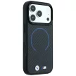 BMW M Carbon Blue Print Ring Metal Logo MagSafe iPhone 18 Pro / 17 Pro (BMHMP18L26CFOMKB) tok, fekete