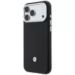 BMW Quilted Pattern Metal Logo Case+Wallet iPhone 18 Pro Max / 17 Pro Max tok, fekete