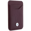 BMW Quilted Pattern Metal Logo Case+Wallet iPhone 18 Pro Max / 17 Pro Max tok, bordó