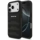 AMG Leather Debossed Lines Logo iPhone 18 Pro / 17 Pro (AMHCP18LGSEBK) tok, fekete