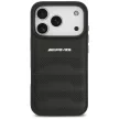 AMG Leather Debossed Lines Logo iPhone 18 Pro / 17 Pro (AMHCP18LGSEBK) tok, fekete