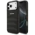 AMG Leather Debossed Lines Logo iPhone 18 Pro Max / 17 Pro Max (AMHCP18XGSEBK) tok, fekete