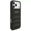 AMG Leather Debossed Lines Logo iPhone 18 Pro Max / 17 Pro Max (AMHCP18XGSEBK) tok, fekete